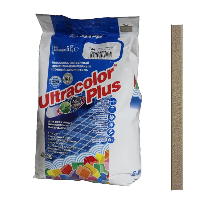 Затирка швов цементная Mapei Ultracolor Plus №134 Шелк 5кг