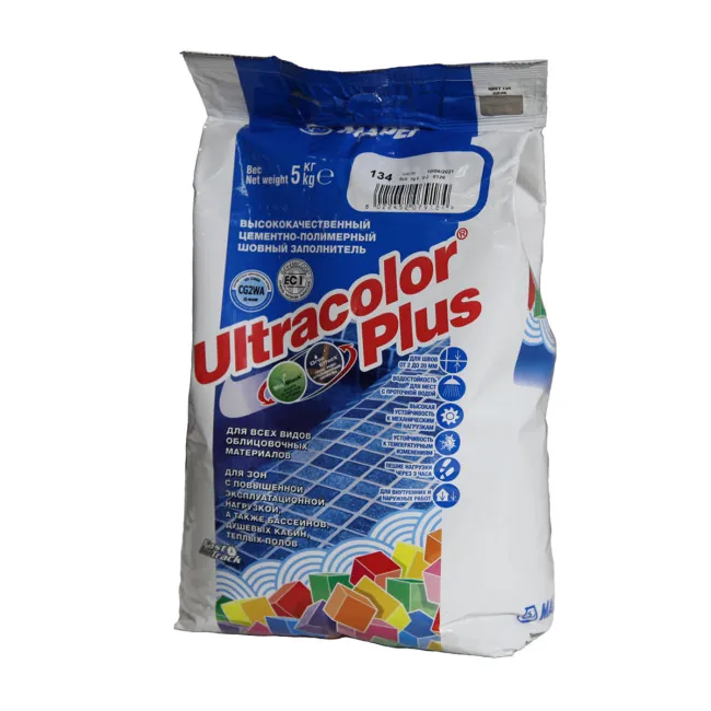 Затирка швов цементная Mapei Ultracolor Plus №134 Шелк 5кг