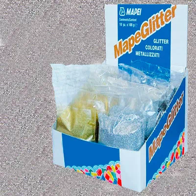 Блестки для затирки Mapei Mapeglitter №201 Silver (серебро) 0,1кг