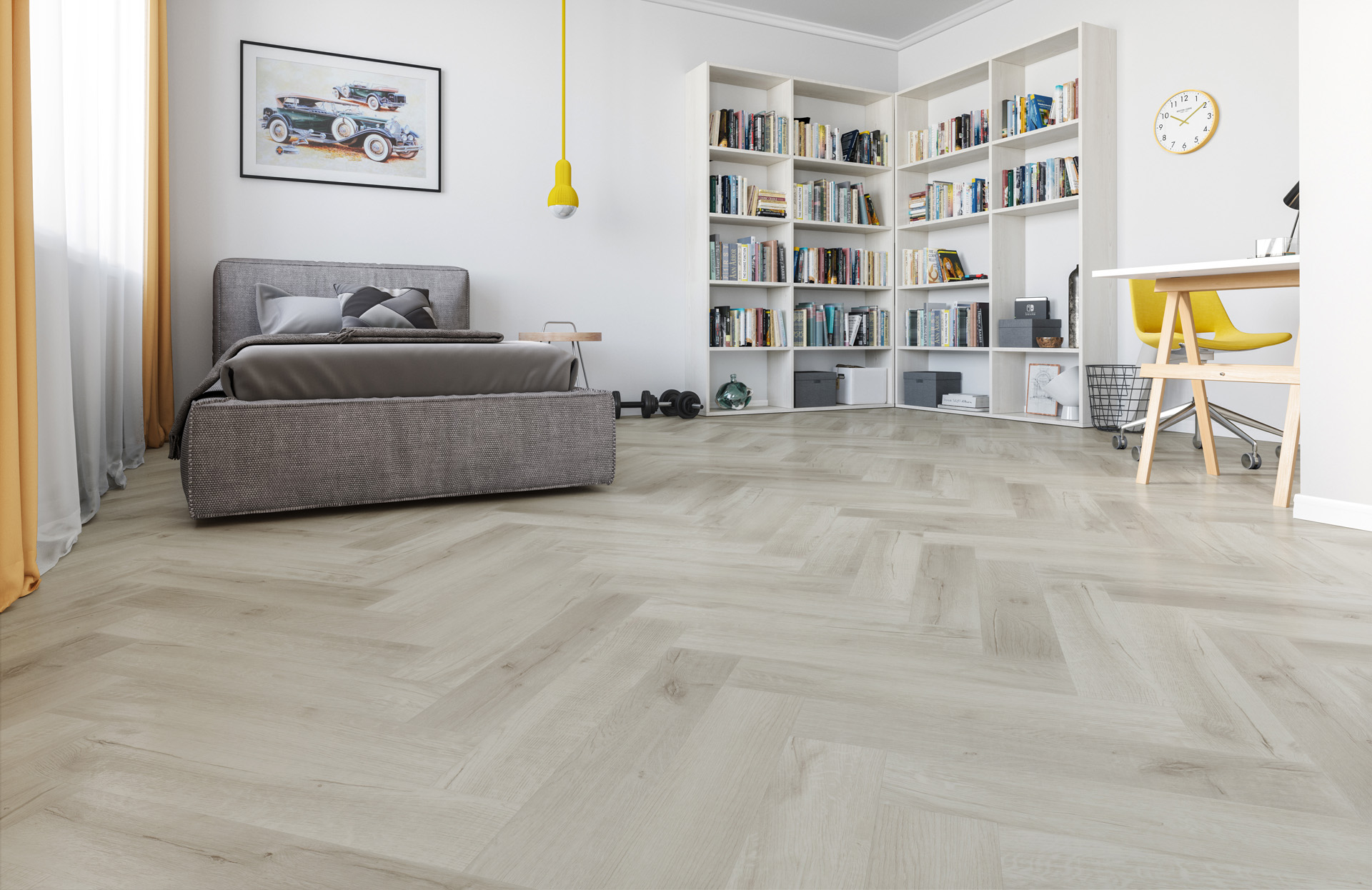 Кварцевый ламинат Fargo Parquet 33-81996-14 Дуб Лондонский Туман 4мм