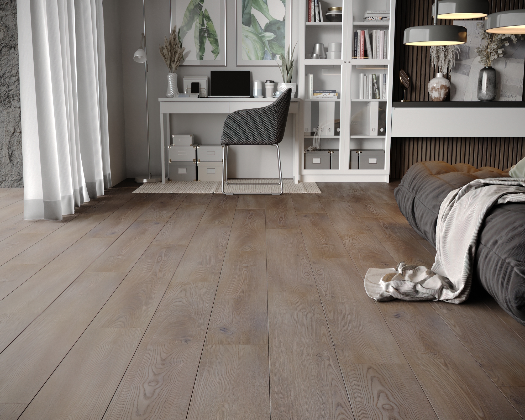 Клеевая кварцвиниловая плитка Art East (Art tile PRM) арт. 124-2 Ясень Бринера 