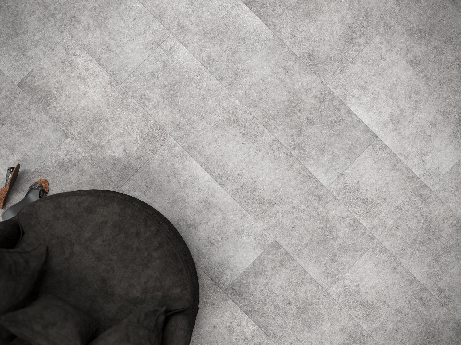 Кварцвиниловая плитка замковая Fine Floor Stone FF-1559 Шато Де Лош