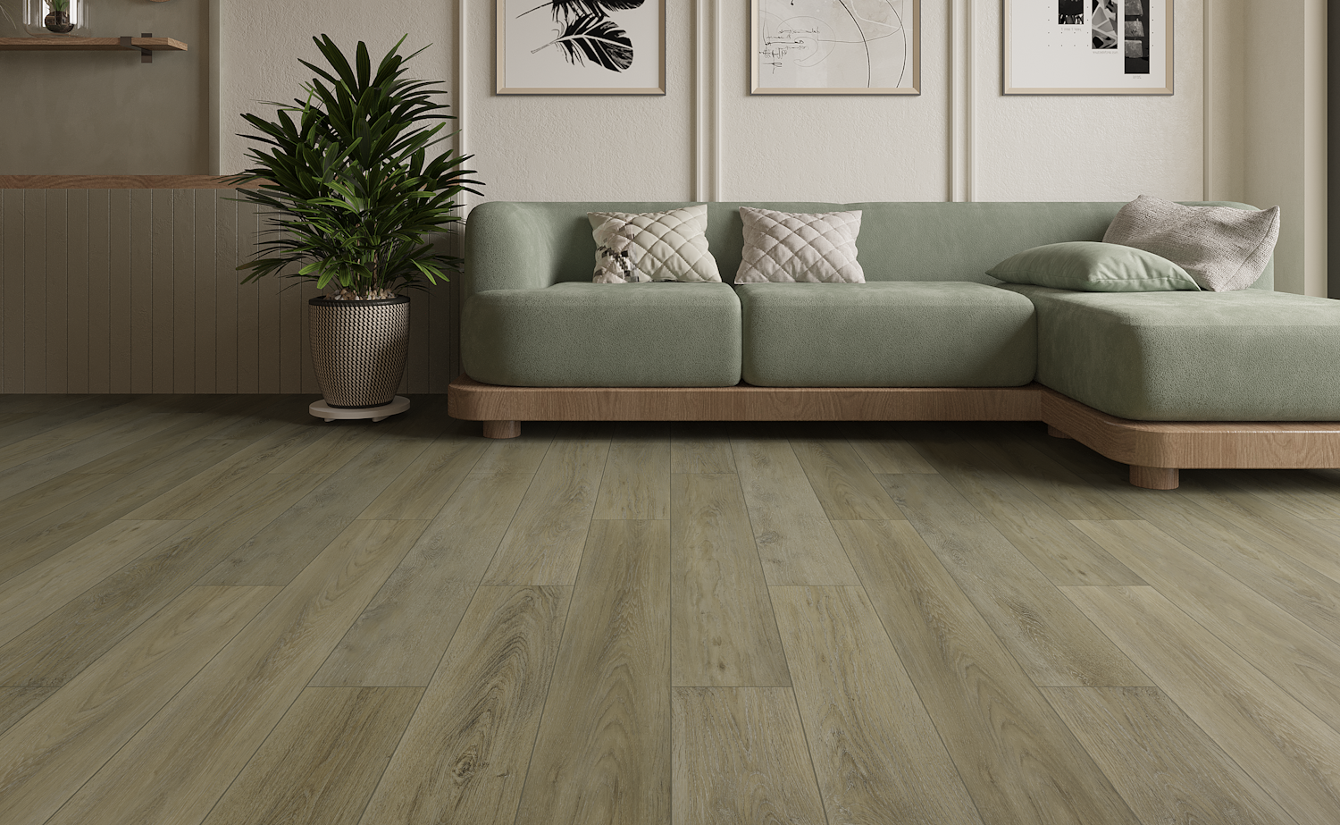 Замковая кварцвиниловая плитка Art East (Art tile Click) арт 45-07 Ясень Кан 