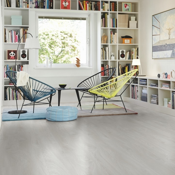 Ламинат Pergo Classic Plank 4V 32 класс Дуб Испанский Серый арт.L1301-04667
