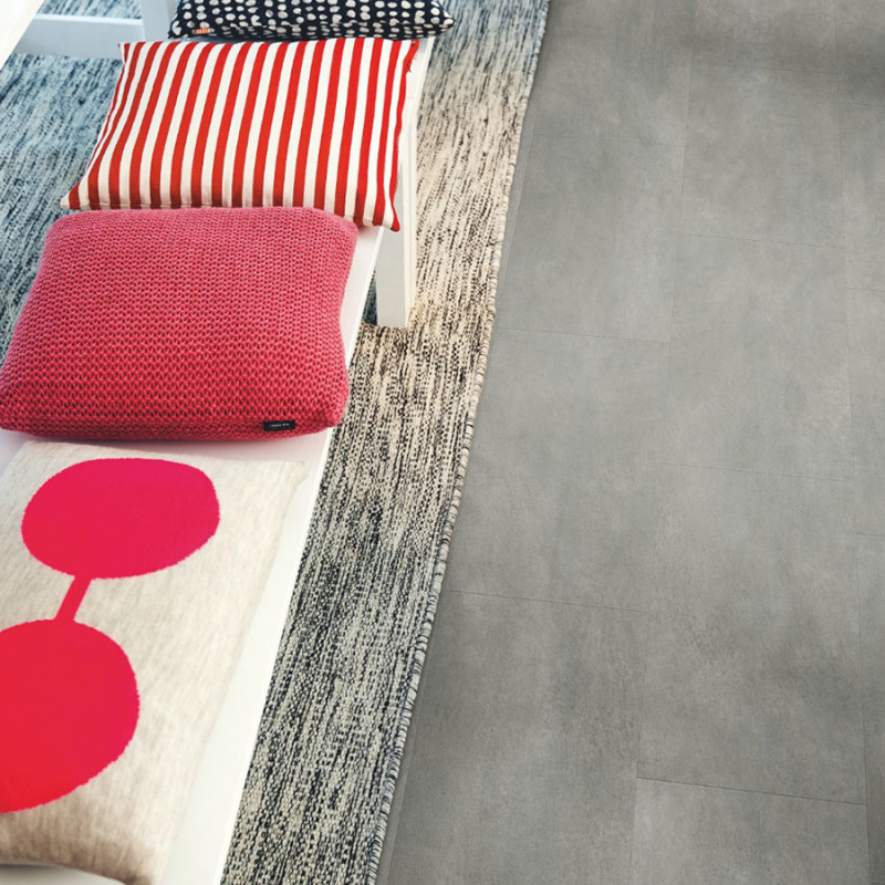 LVT-плитка Pergo Tile Optimum Click Бетон Серый Темный V3120-40051