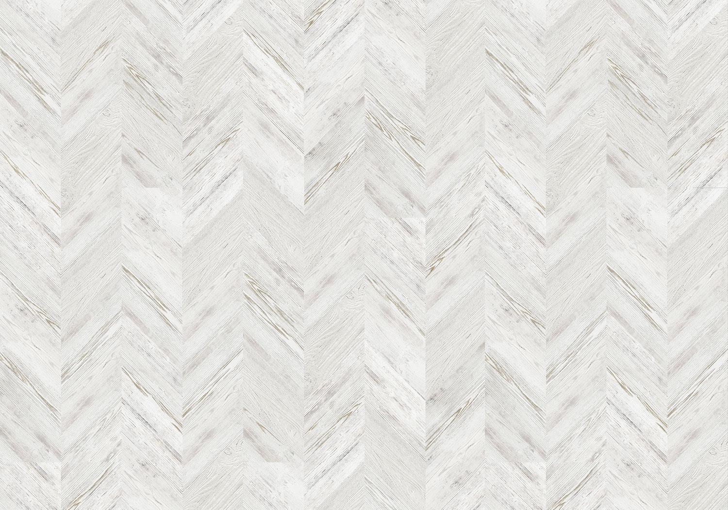 Напольное пробковое покрытие CorkStyle Chevron White клеевое